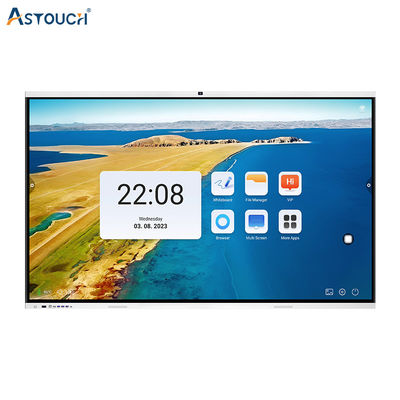 Classroom Interactive Tv Touch Screen 4GB RAM 86 Inch Interactive Display FCC