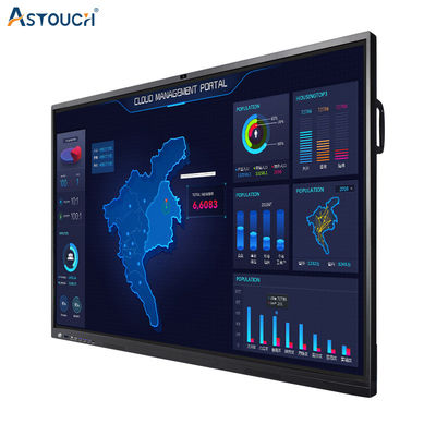 Multitouch Smart Interactive Panel For Classroom 65 Inch 60Hz