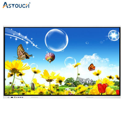 4K Interactive Touch Screen TV Panel 60Hz 85 Inch Anti Glare Octa Core