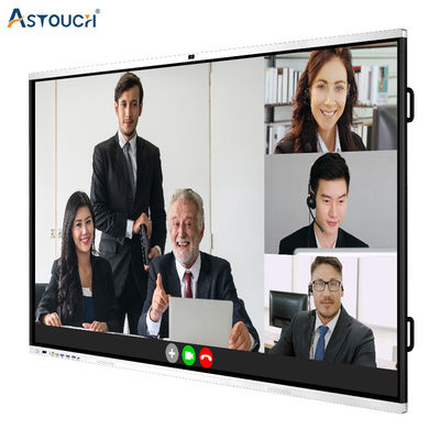 60Hz Smart Board Interactive Flat Panel Display Whiteboard 75 Inch Silver