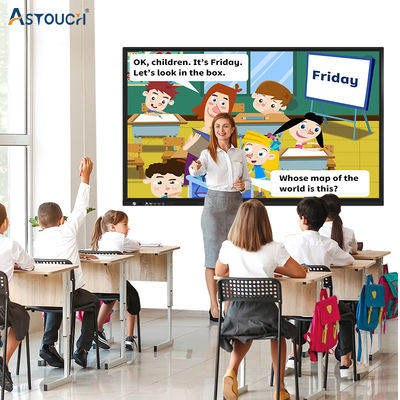 HDMI Classroom Smart Interactive Whiteboard 4K 110 Inch Android 12