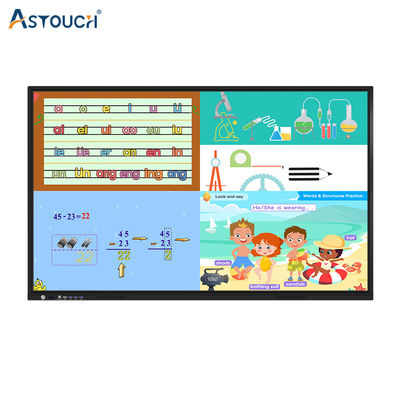 Large Intelligent Smart Interactive Whiteboard 75 Inch With Android 12 System