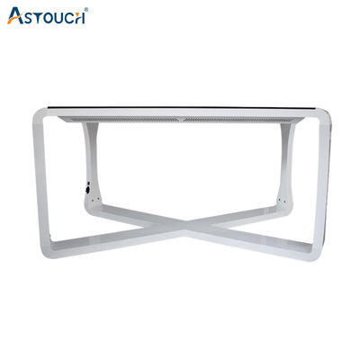 Sturdy Touch Screen Kiosk 60HZ Waterproof Touch Table Kiosk 43 Inch X Type