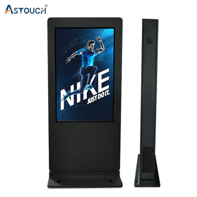 OEM Digital Signage Totem Display Floor Standing 55 Inch IR Touch