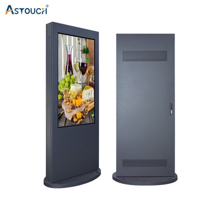 65 Inch Bright 350cd LCD Indoor Digital Signage Display Screens