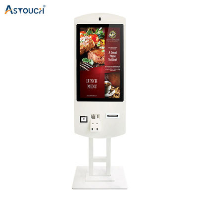 Durable Self Ordering Kiosk 21.5 Inch Mcdonalds Interactive Kiosk TUV