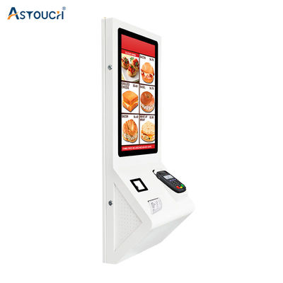 Pcap Fast Food Self Service Restaurant Kiosk 32 Inch Interactive FCC