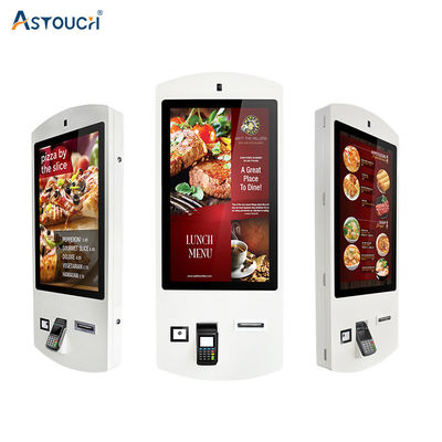 ODM Fast Food Self Ordering Kiosk 21.5 Inch LCD Interactive Monitors