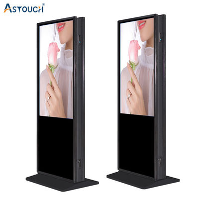 OEM Floor Standing Digital Signage Kiosk 75 Inch Multi Functional