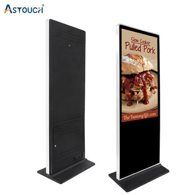 50HZ / 60HZ Display Digital Signage Wifi Floor Stand Lcd Advertising 65 Inch
