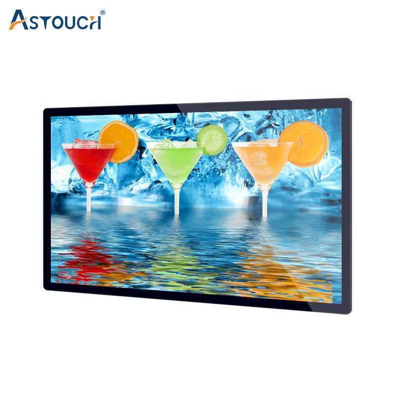 CMS Digital Signage Wall Mounted Advertising Display 86 Inch ODM