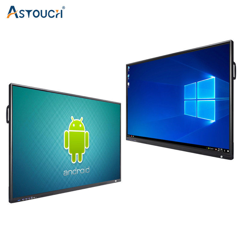 75 Inch Multi Interactive Touch Screen Display 4k For Teaching RoHS