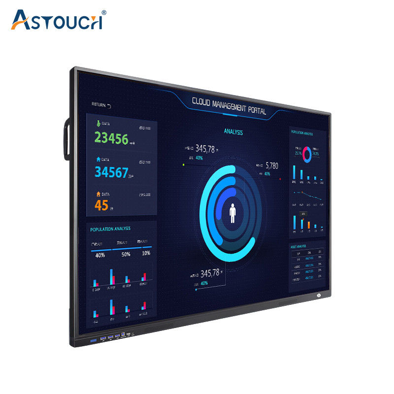 MDM / DMS Interactive Display Panel 110 Inch LCD Touch Screen Panel Whiteboard