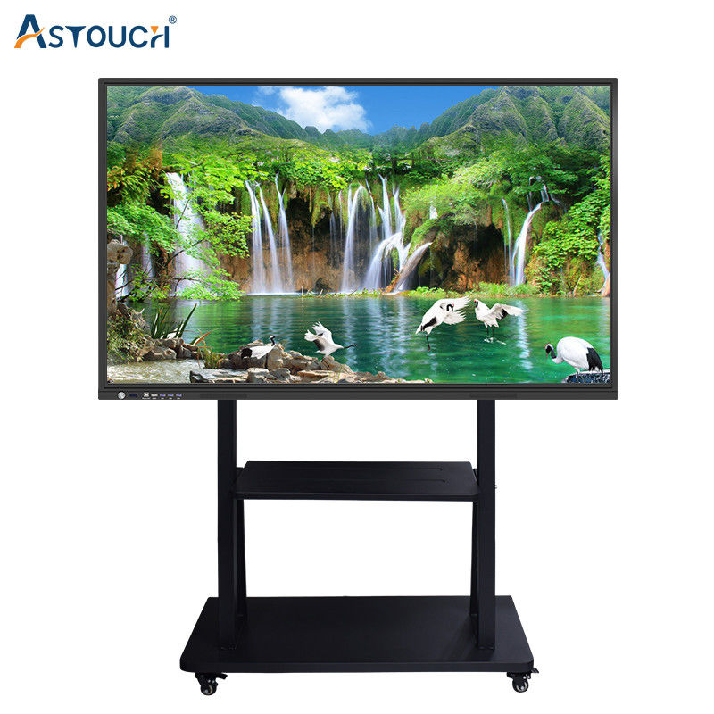 Education Lcd Interactive Whiteboard 86inch Interactive Multi Touch Display