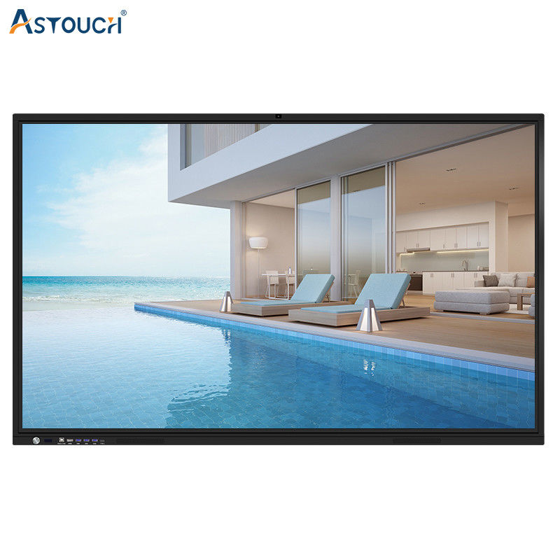 Multitouch 75 Inch Interactive Smart Board IFPs 60Hz For Education