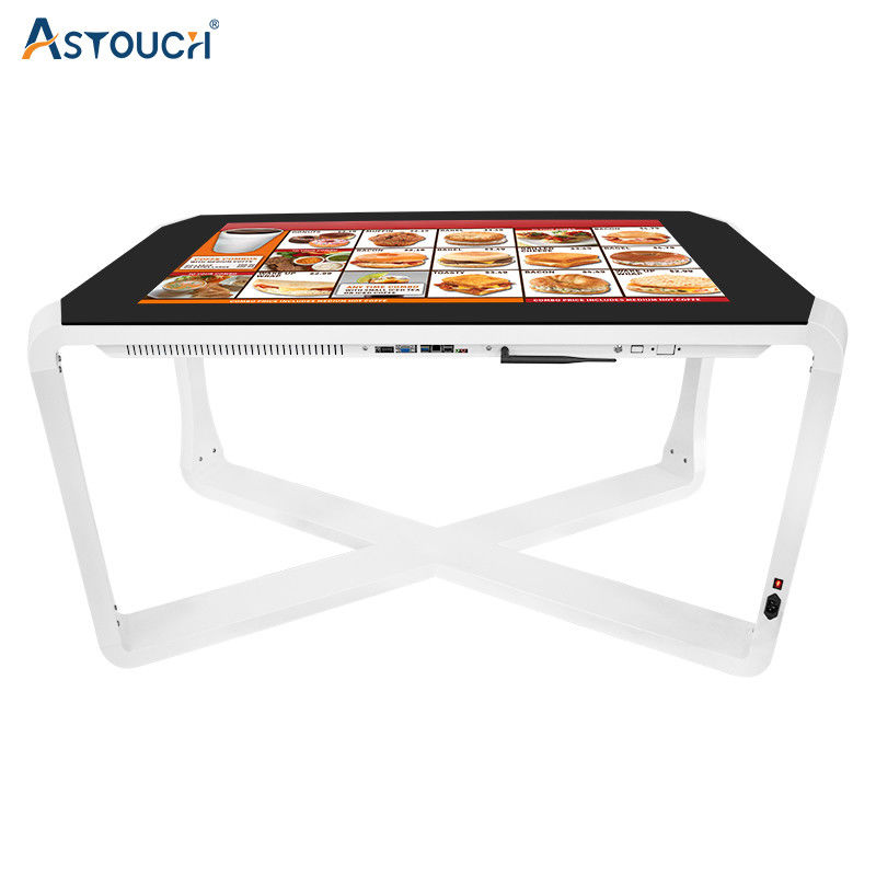 Waterproof Interactive Touch Screen Kiosk Table Pcap Touch X Style