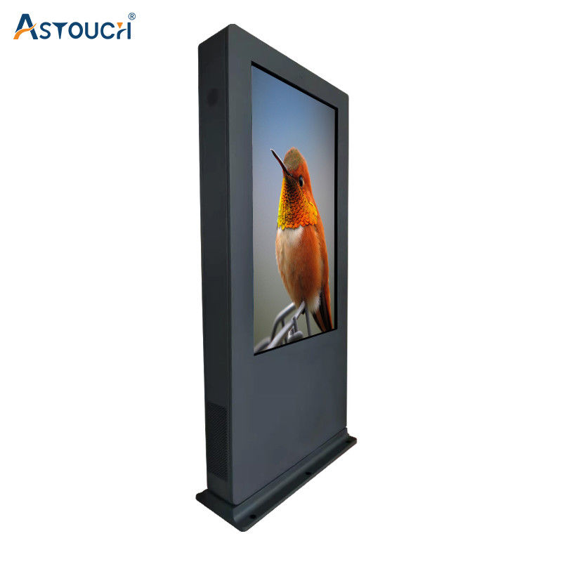OEM Digital Signage Totem Display Floor Standing 55 Inch IR Touch