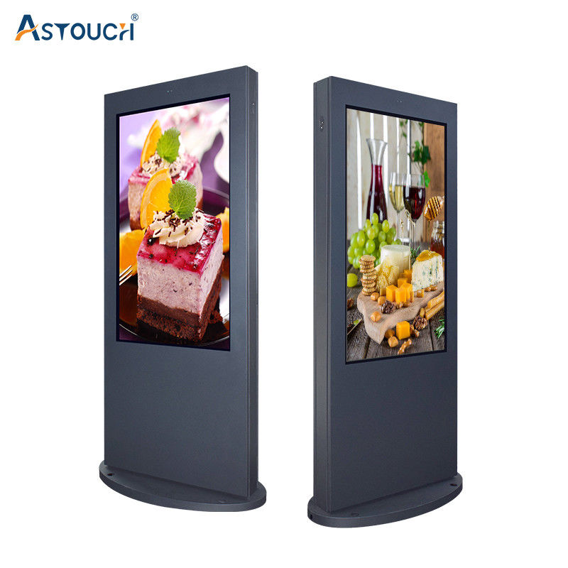 65 Inch Bright 350cd LCD Indoor Digital Signage Display Screens