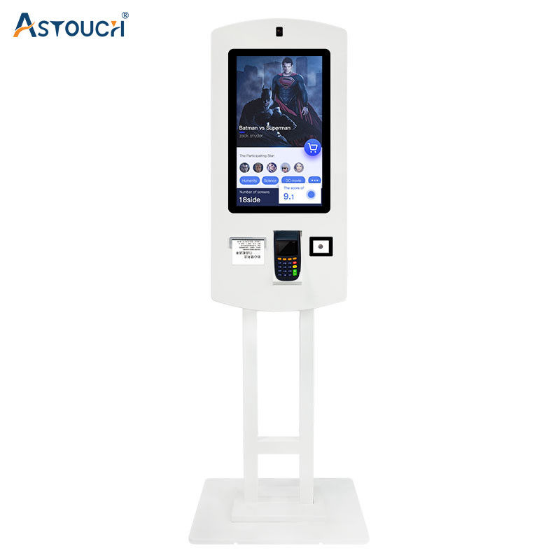 Durable Self Ordering Kiosk 21.5 Inch Mcdonalds Interactive Kiosk TUV