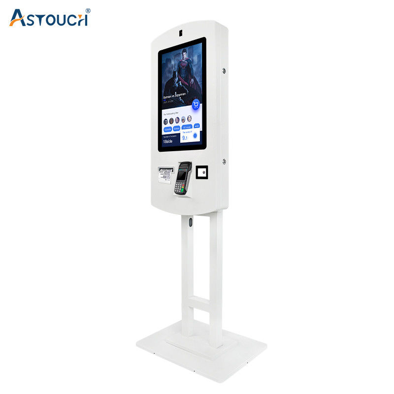 Fast Food Self Service Kiosk 2K Pcap 32 Inch Kiosk With 10 Points