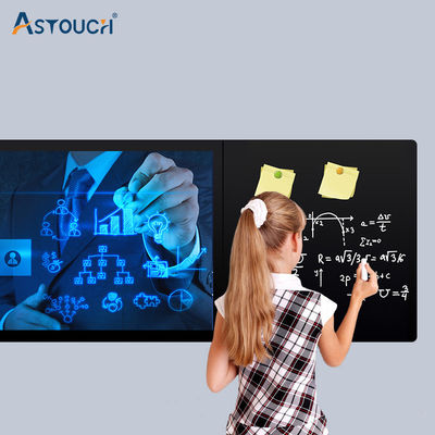 Classroom Intelligent Blackboard 4k Smart Black Board Pcap Touch