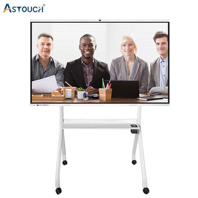 Classroom Interactive Tv Touch Screen 4GB RAM 86 Inch Interactive Display FCC