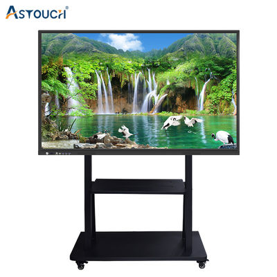 Education Lcd Interactive Whiteboard 86inch Interactive Multi Touch Display